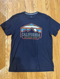 California Graphic T-Shirt – Navy | The Golden State Tee